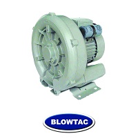 Remote drive side channel blowers